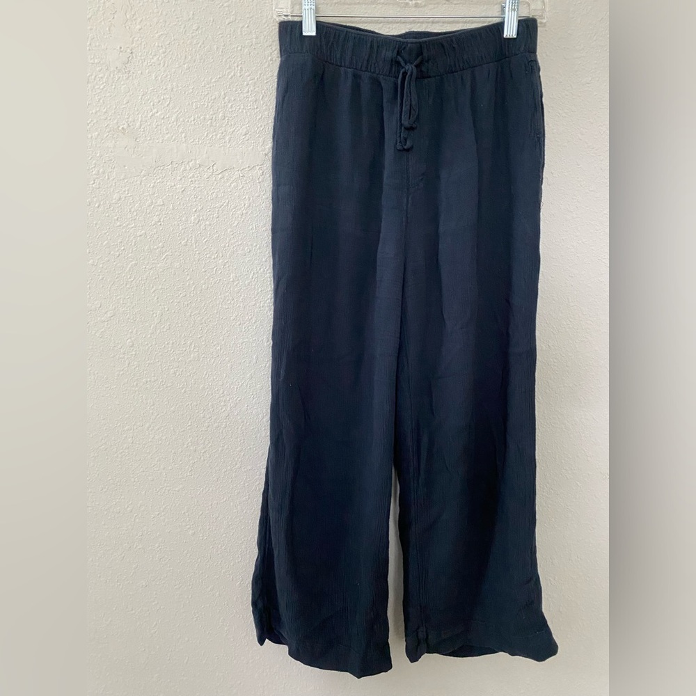 Abercrombie & Fitch Wide Leg Cotton Pant